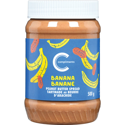Compliments Banana Peanut Butter Spread 500g
