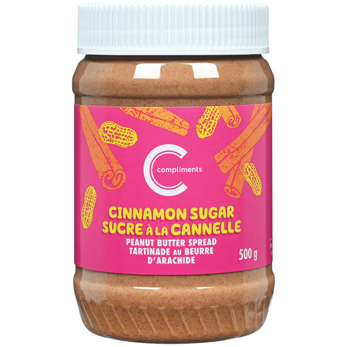 Compliments Cinnamon Sugar Peanut butter Spread 500g