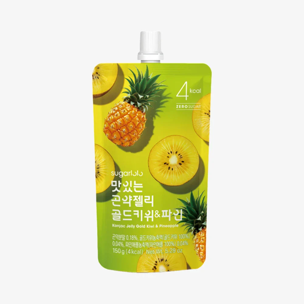 Sugarlolo Golden Kiwi Pineapple Jelly Drink Zero Sugar 150g