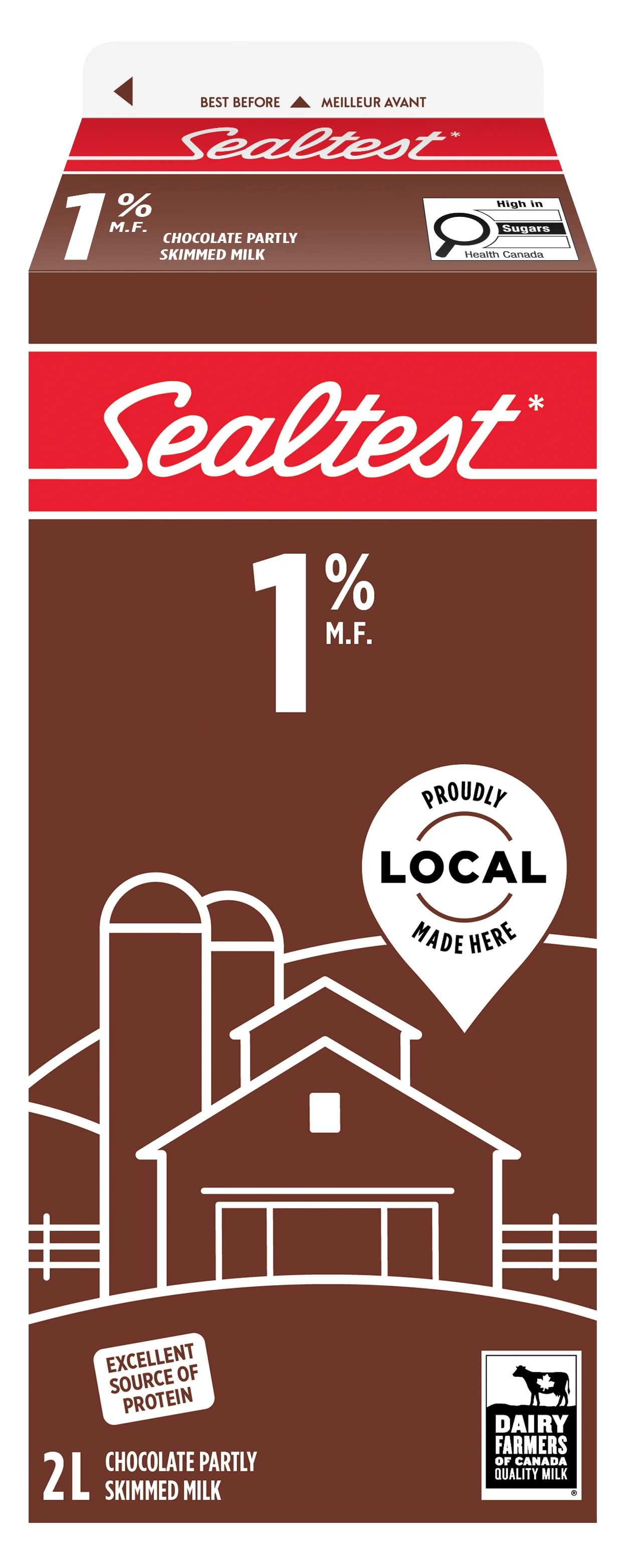 Sealtest 1% Chocolate Milk 2L