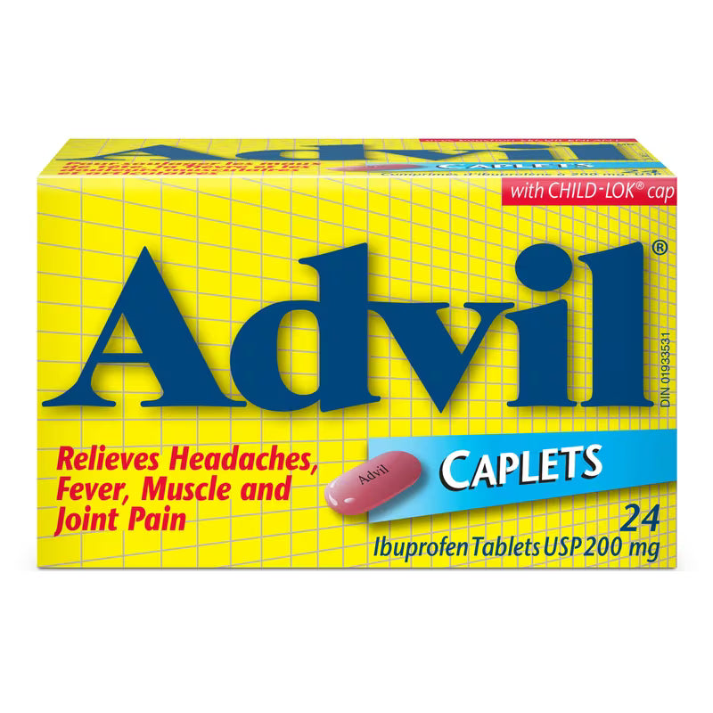 Advil Caplets 200mg 24pk