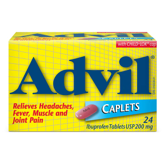 Advil Caplets 200mg 24pk