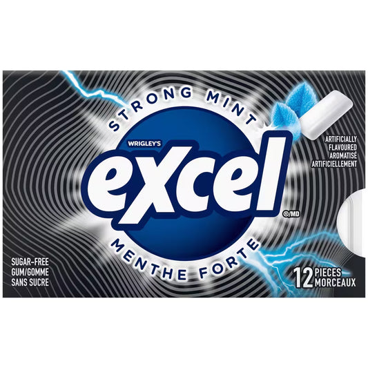 Wrigley's Excel Strong Mint 12pk