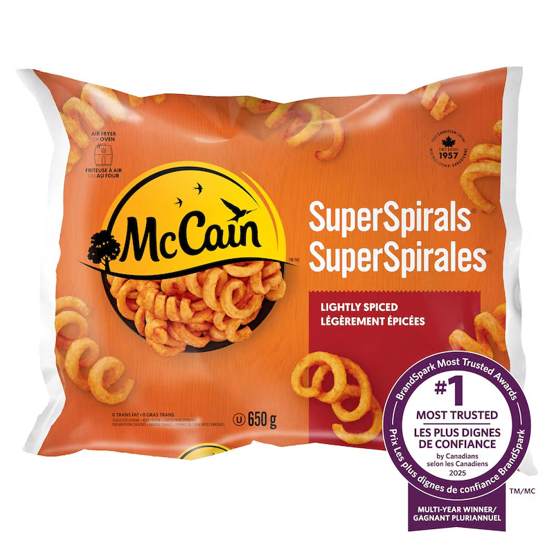 Mc Cain Super Spirals 650g