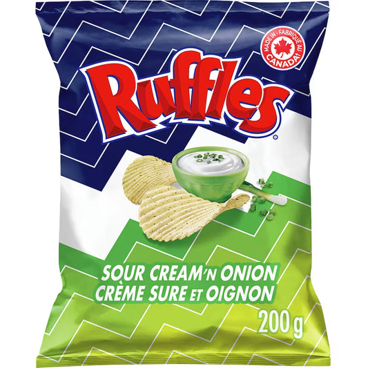 Ruffles Sour Cream’N Onion 200g