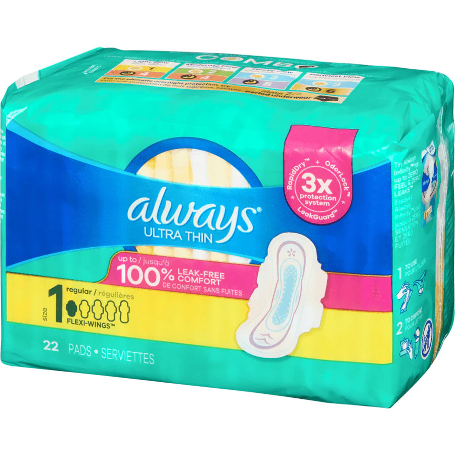 Always Ultra Thin 1 Regular 22 Pads