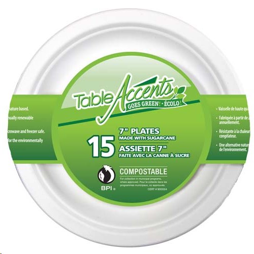 Table Accents 15 Soak proof paper plate