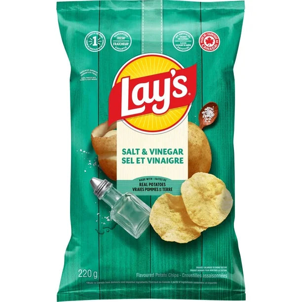 Lays Salt & Vinegar 220g