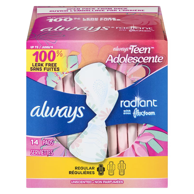 Always Radiant Regular 14 Pads