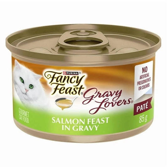 Purina Fancy Feast Salmon Feast in Gravy Pate 85g