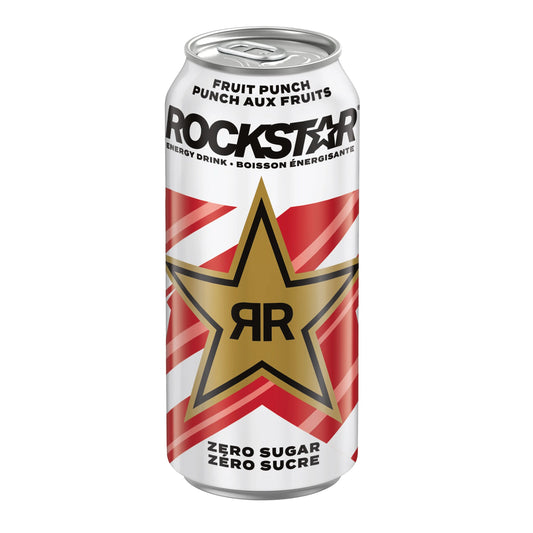 RockStar Energy Zero Sugar Fruit Punch 473ml
