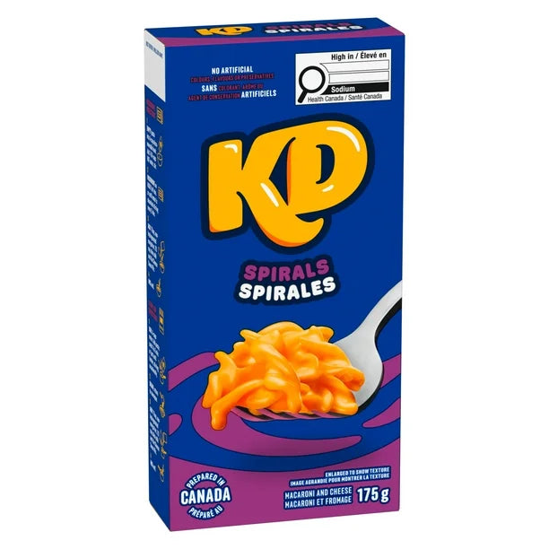 KD Mac & Cheese Spirals 175g