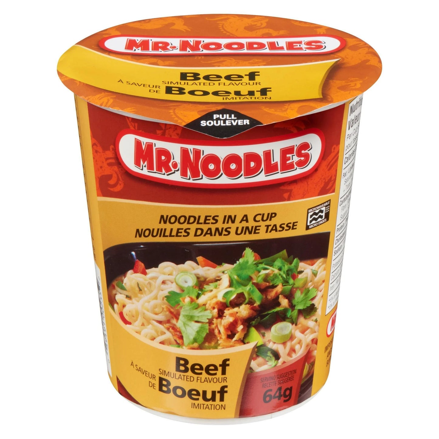 Mr Noodles Beef Cup Noodles 64g