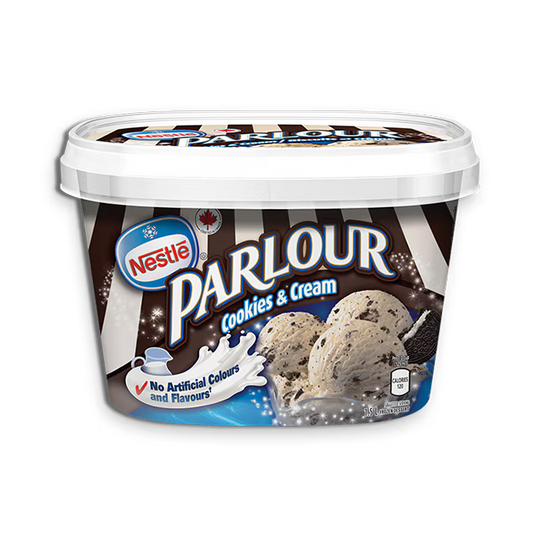 Nestle Parlour Cookies & Cream Ice Cream 1.5L