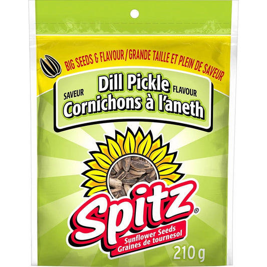 Spitz Dill Pickle Sunflower Seeds 210g