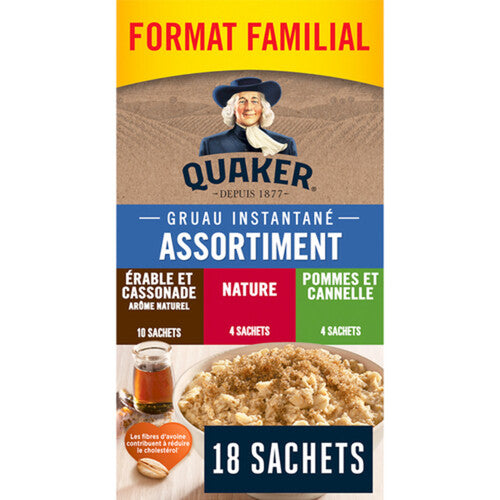 Quaker Flavour Variety Instant Oatmeal 232g