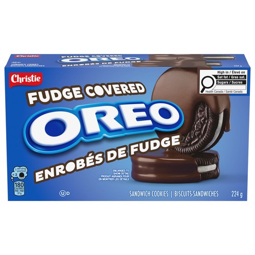 Oreo Fudge Covered Cookies 224g