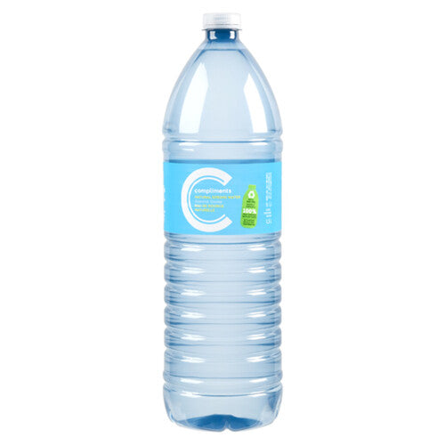 Compliments Natural Spring Water 1.5L
