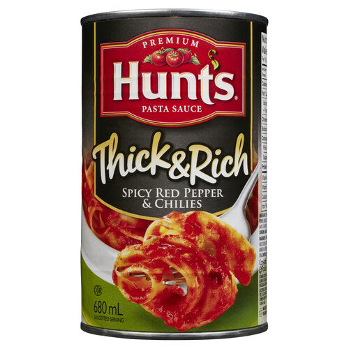 Hunts Spicy Red Pepper & Chillies Pasta Sauce 680ml