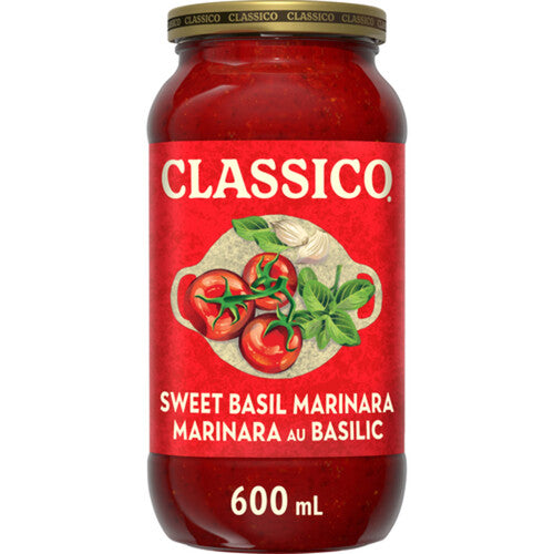 Classico Sweet Basil Marinara Pasta Sauce 600ml