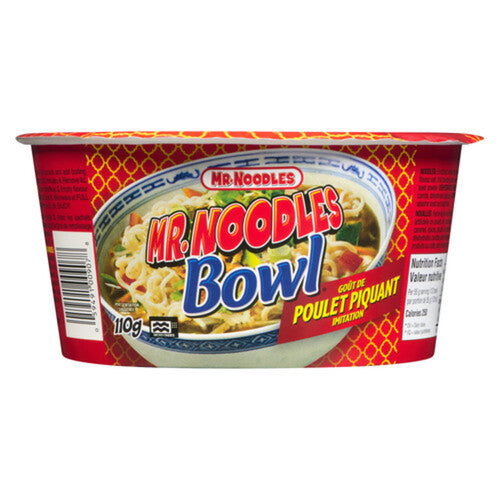 Mr Noodles Spicy Chicken Flavour Bowl noodles 110g
