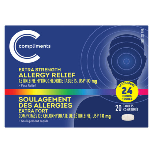 Compliments Extra Strength Allergy Relief 20pk