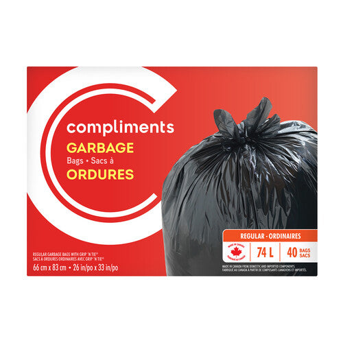 Compliments Garbage 74l 40bags
