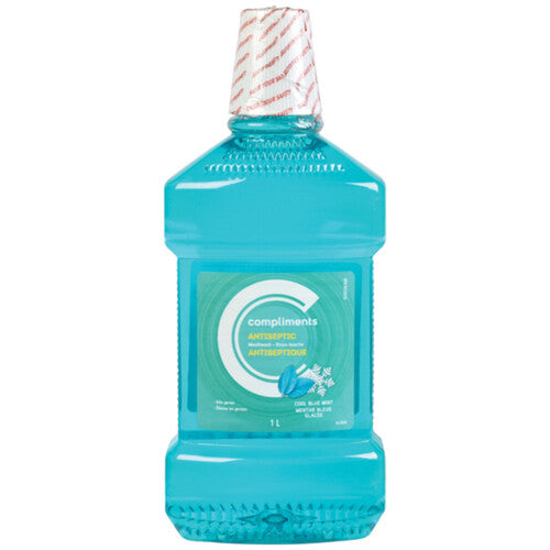 Compliments Cool Blue Mint Mouthwash 1L