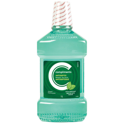 Compliments Fresh Mint Mouthwash 1L