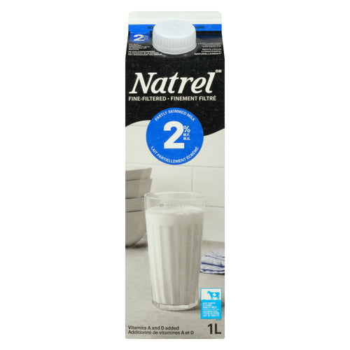 Natrel 2% Partly Skimmed Milk 1L