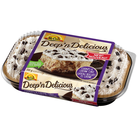 McCain Deep'n Delicious Cookies & Cream Cake 510g