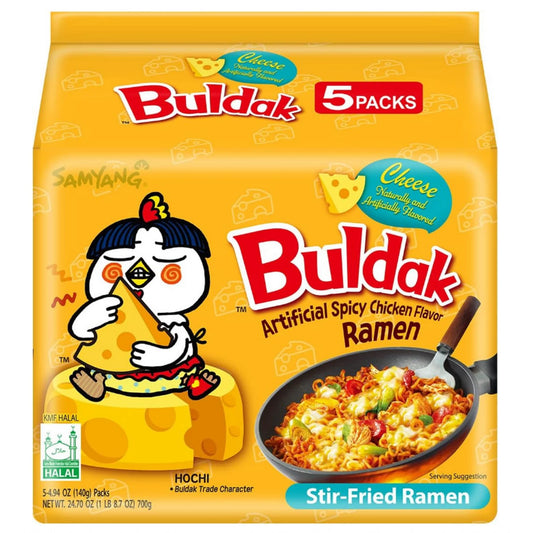 Samyang Hot Chicken Flavour Cheese Cup Ramen Noodles 5pk