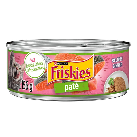 Friskies pate Salmon Dinner 156g