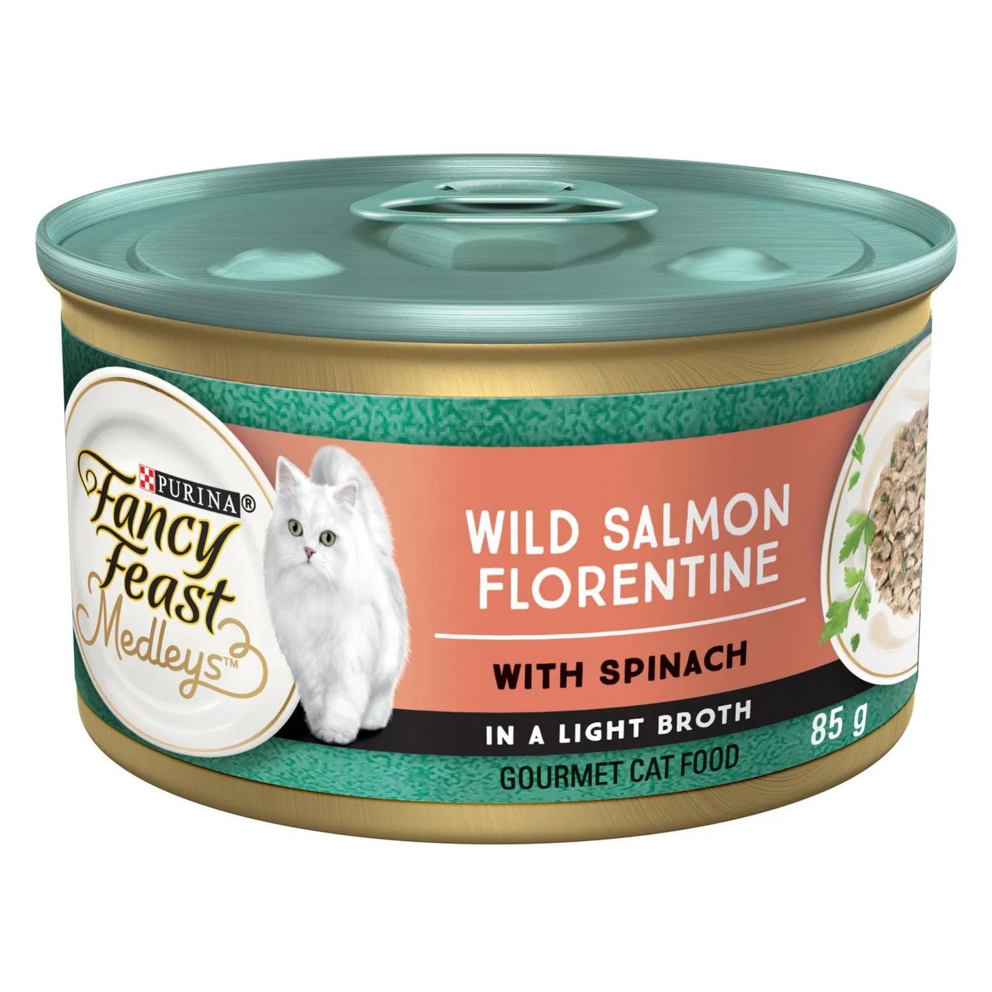 Purina Fancy Feast Wild Salmon Florentine 85g