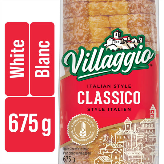 Villaggio Italian Style Classic Bread 675g