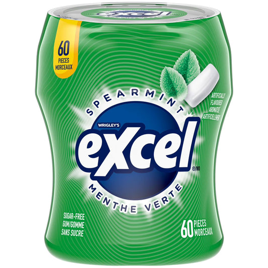 Wrigley's Excel Spearmint Sugar-Free 60pk