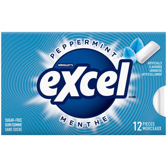 Wrigley's Excel Peppermint 12pk