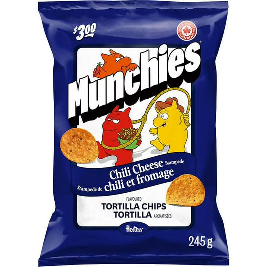 Munchies Chilli Cheese Tortilla Chips 245g