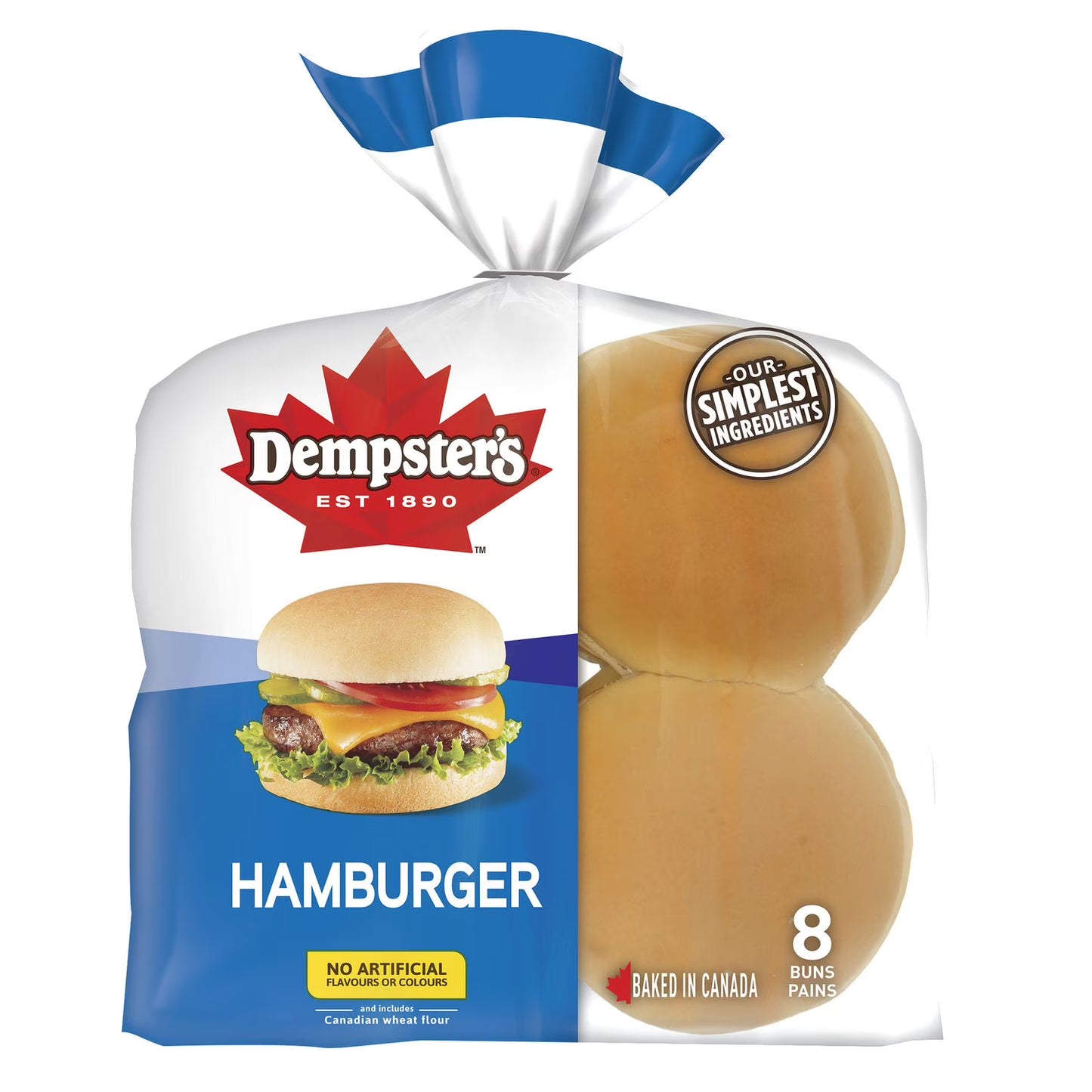 Dempsters Hamburger Buns 8pk