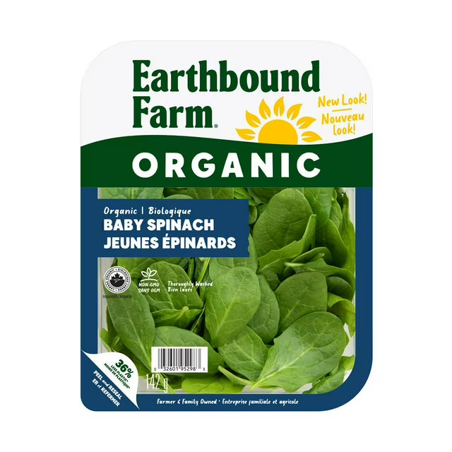 Organic Spinach 142g