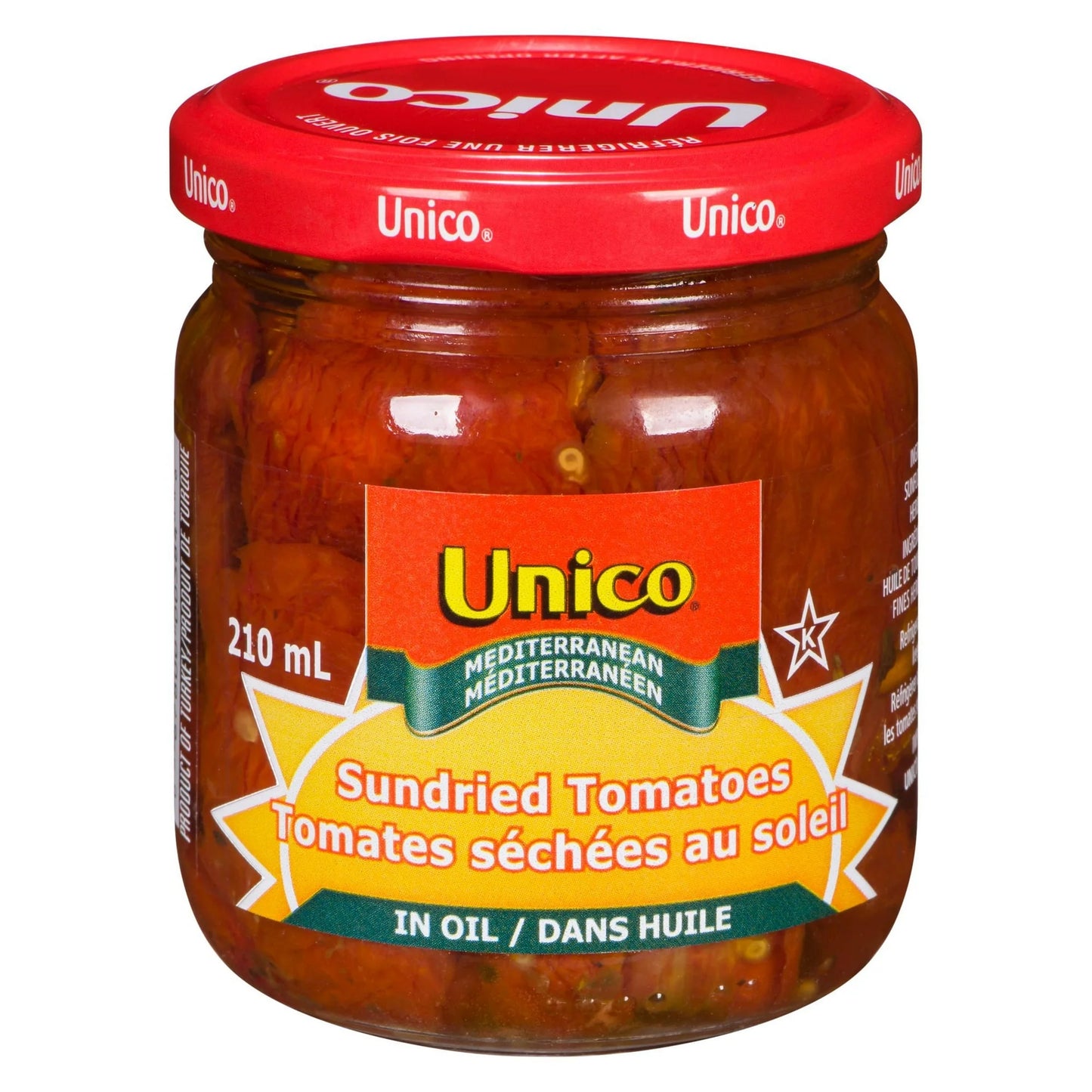 Unico Sundried Tomatoes in Oil 210ml