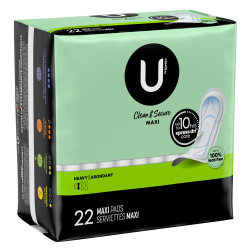U by Kotex Heavy 22 Maxi Pads