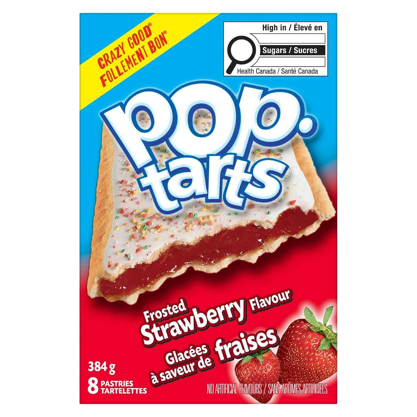 Poptarts Frosted Strawberry 384g