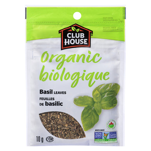 Organic Basil Leaves 10g