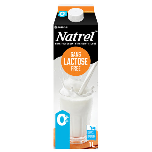 Natrel Lactose Free 0% Milk 1L