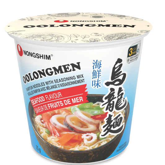 Nongshim Oolongmen Seafood Flavour Cup Noodles 75g