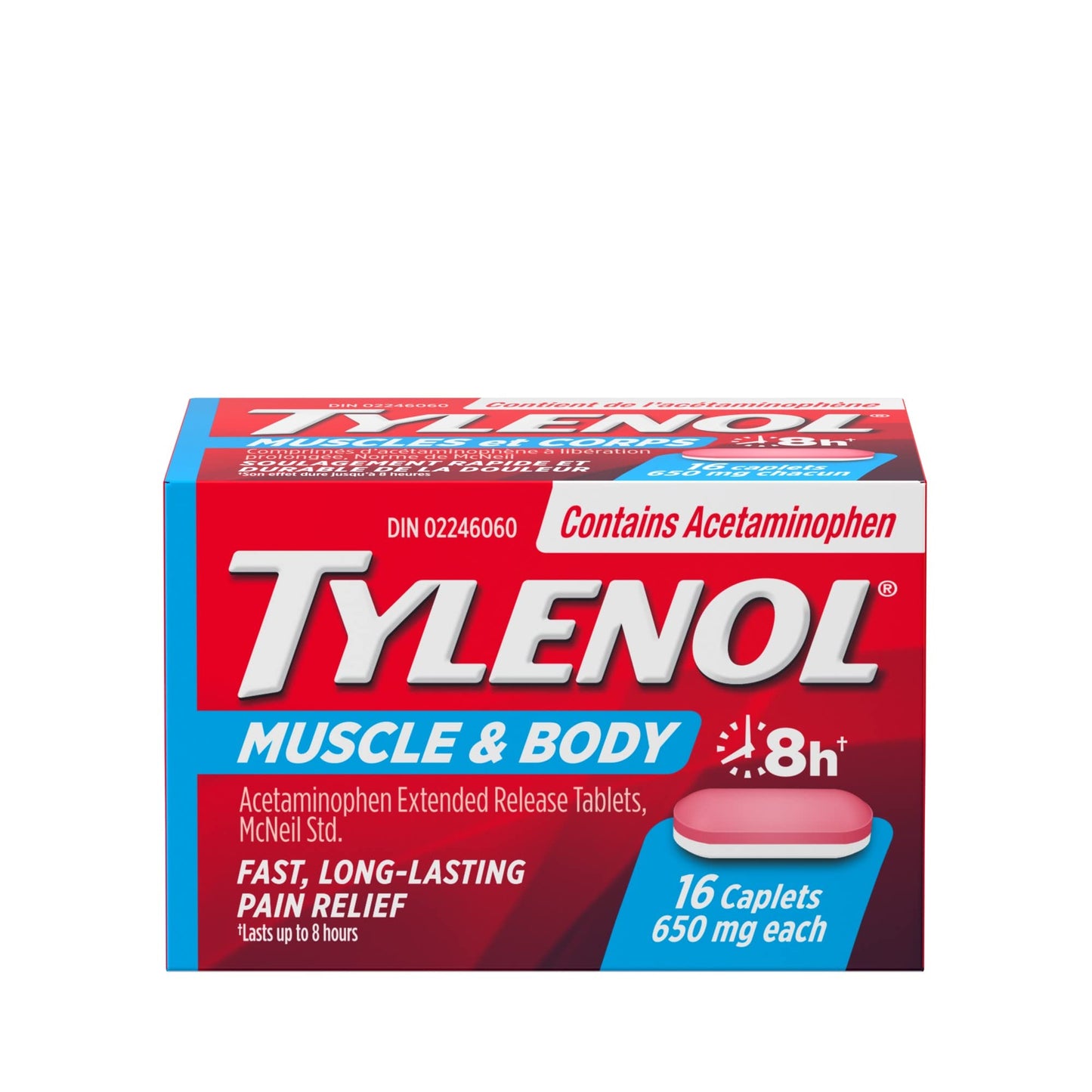 Tylenol Muscle & Body 650mg 16pk