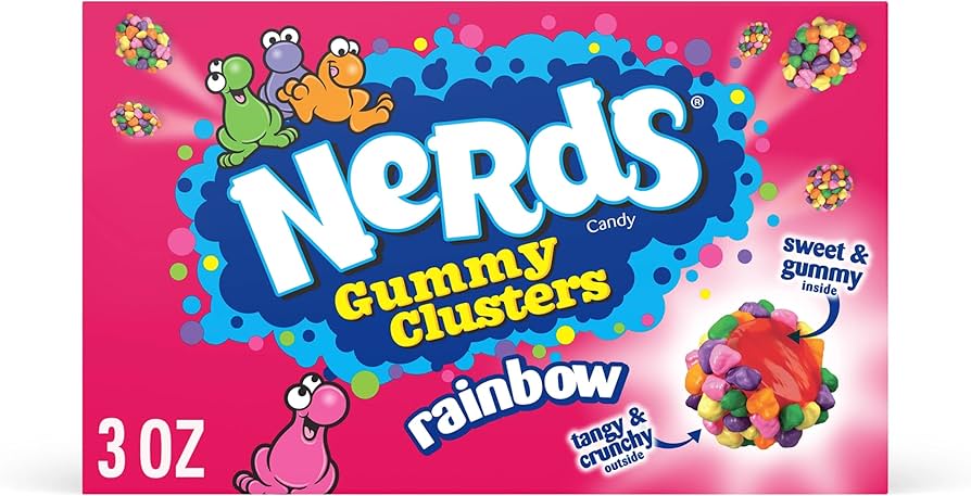 Nerds Gummy Clusters Rainbow 85g