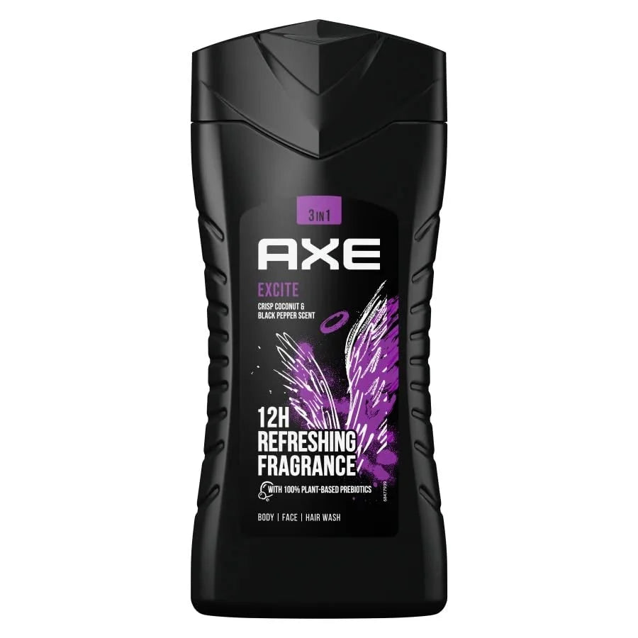Axe Excite 3 in 1 Bodywash 250ml