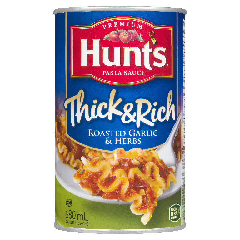 Hunts Roasted Garlic & Herbs Pasta Sauce 680ml
